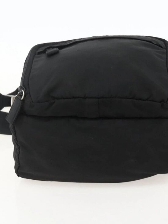 PRADA Backpack Nylon Black Silver Auth 175381 main image 11